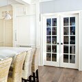 Codel Doors 32" x 80" x 1-3/8" Primed 10-Lite with Clear Tempered Glass Interior French 4-9/16" LH Prehung Door 2868pri1310CLETLH10B4916